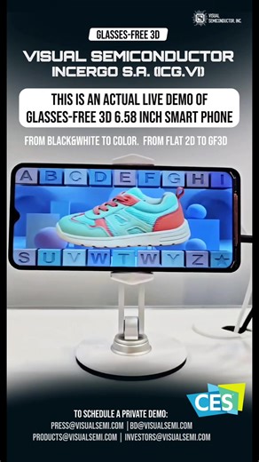 This is an actual live demo from CES of the 6.58 inch. Glasses-Free 3D never looked better. GF3D is the best Glasses-Free 3D in the World!