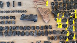 We found hundreds of silver coins in the ocean from a 1715 ship 'broken to bits'