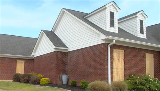 Canton funeral home vandalized, suspect charged