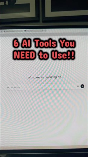 6 AI Tools You NEED To Be Using (+ Use Cases)