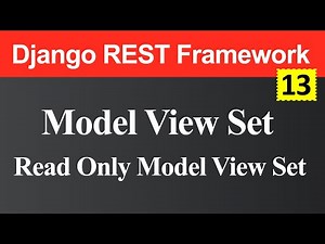 Model View Set and Ready Only Model View Set in Django REST Framework (Hindi)