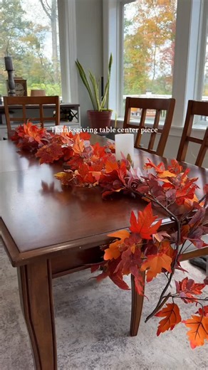 I’m loving garland as table centerpieces and this one’s perfect for the Thanksgiving table #falldecor #thanksgivingdecor #thanksgivingtable #falgarland #tiktokshopblackfriday | Shop Tiffany Noel Co