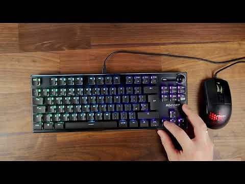 Roccat Vulcan TKL (linear titan switches) key actuation sounds and keystrokes