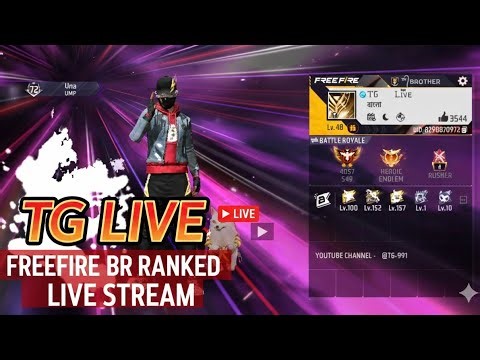 TG LIVE is live (FREEFIRE BR RANKED MACH) 🔥💫 #freefirelive #livestream #fflive #shortslive