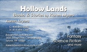 Business cards for authors