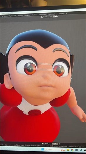 Uran blender rigify #astroboy