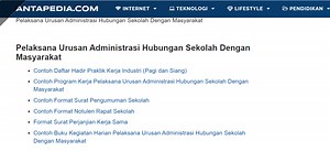 Kumpulan Contoh Administrasi Hubungan Sekolah Dengan Masyarakat