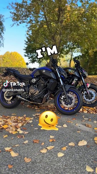 Growing up I would have never guessed my addiction would be buying more motorcycles than I could possibly afford😥 What should we do with this one?😅 -Flipp it right away? -Build a fresh stunt bike? -Give to my gf? #MT07 #motorcycle #fyp #yamaha