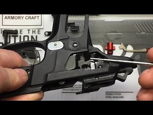 Sig Sauer P226 reassembly
