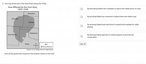 This map shows part of the Great Plains during the 1930s, Area ... | Filo