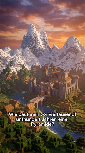 Der Bau der Pyramiden – Geschichte erklärt in Minecraft #shorts