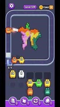 Pixel Flow level 129 walkthrough