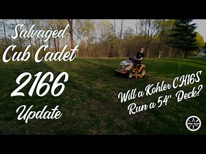 Salvaged Cub Cadet 2166 Update – Will a Kohler CH16S Run a 54” Deck?