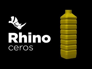 Modeling the bottle in Rhino - 001