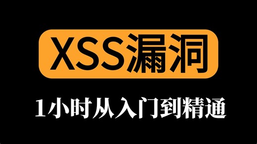 B站强推！2026年最新版XSS漏洞全集顶级天花板教程，稳赚不亏！学完即可上岸，拿走不谢！