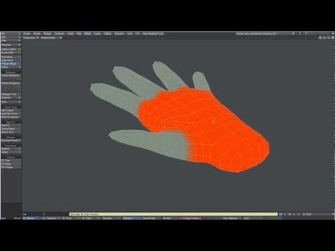 LightWave 11.5 Genoma: Assigning Weight Maps / Rig Modeling