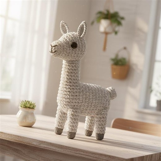 Crochet Llama Pattern, Amigurumi Alpaca Tutorial, Stuffed Animal PDF - Etsy