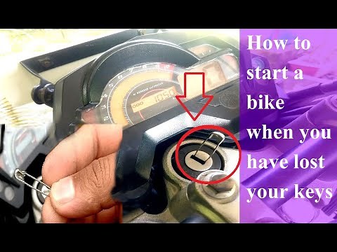How to start yamaha bike without key HACKED