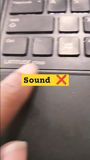 Dell Latitude E 7450 Series Laptop Sound Audio Not Working Problem#macnitesh#keyboardtricks#2024