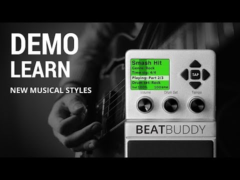 BeatBuddy Drum Machine Demo from Singular Sound: Learning New Musical Styles