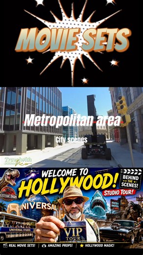 🎬 Inside the STAGED City at Universal Studios Hollywood! 🏙️🎥 #viral #shorts #newyork #usa