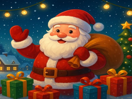 Play Santa  Collecting gifts | Free Online  Games. KidzSearch.com