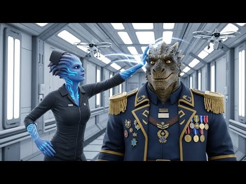 An alien nurse slapped an old, retired veteran dragon in front of 18 elite human pilots! SCi-Fi HFY