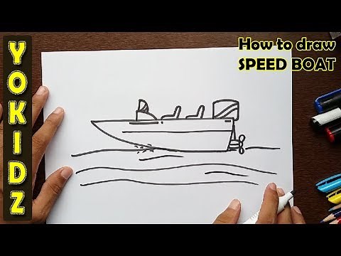 How to draw SPEED BOAT