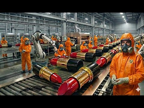 How Lipstick Is Made in Modern Factories (full process)