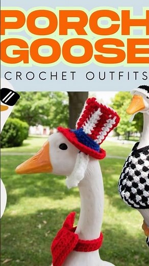 Porch Goose Crochet Outfits