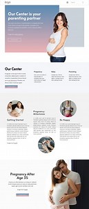 The pregnancy center - Landing Page by Nicepage