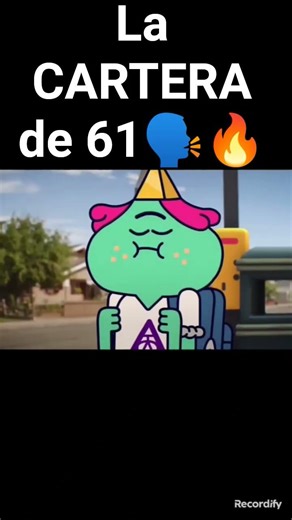 La CARTERA del 61🗣️🔥#gumball #cartera #xd #humor