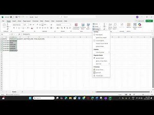How to do Monthly Sales Report using Microsoft Excel