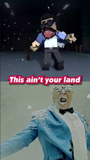 Gangnam style vs. Minecraft style (Celebrate 10 Years) #shorts