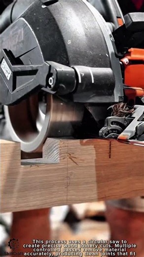 Wood Joinery Work Tool Using Circular Saw Cutting #worktool