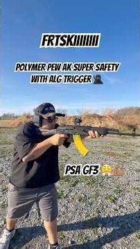 Psa gf3 ak super safety with alg trigger 👀😈 #airsoft #gunshorts #arp #mustwatch #viralshort #fyp