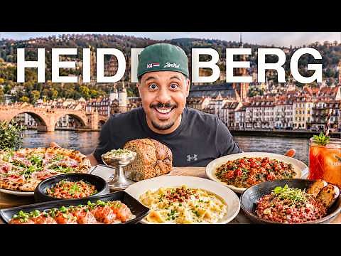 Heidelberg Food Tour - 6 Restaurants in Germany's Most Beautiful City!🇩🇪😍