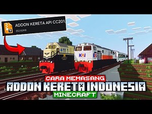 100% WORKS! How to install the Indonesian Train Addon in MCPE