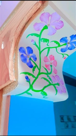 ARUN LAAV on Instagram: "Flower 🌺🌺🌺 Design 🖌️ kitchen Arch 🎨 #viral #instagram #painting #work #art"