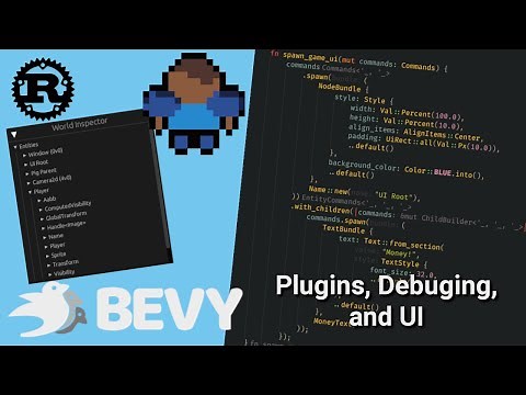 Learn Bevy! Plugins, Debugging, and UI (part 3)