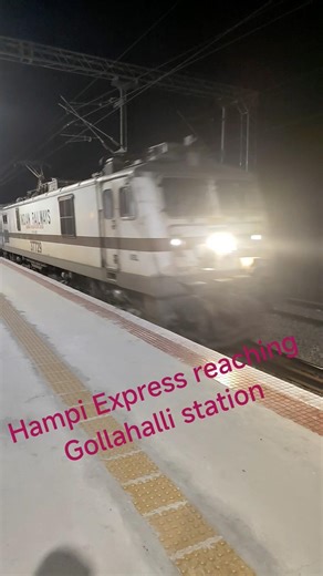 MYS-UBL 16592 - Hampi Express #train #travel #shots #youtubeshorts #status