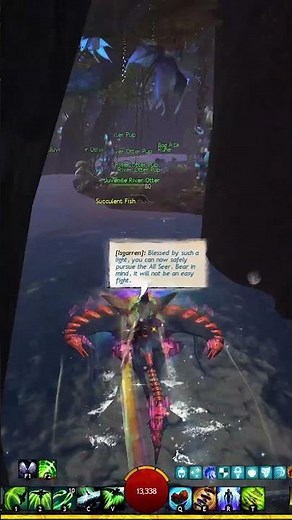 OTTER SNACK TIME! 🦦 Eternity's Garden HIDDEN Achievement #guildwars2 #gamingshorts #gw2