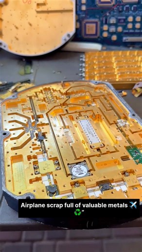 170K views · 2.3K reactions | “Airplane scrap dismantling ✈️ …...