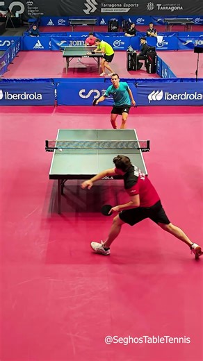 Incredible smash point 🏓💣 Slowmotion Table Tennis