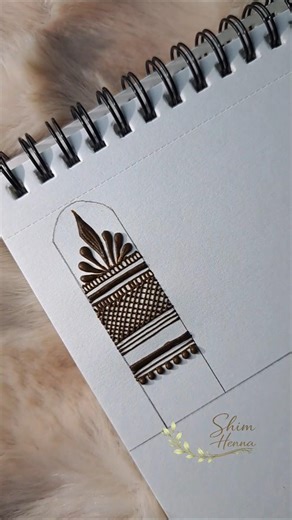 Finger Mehndi Design #shorts