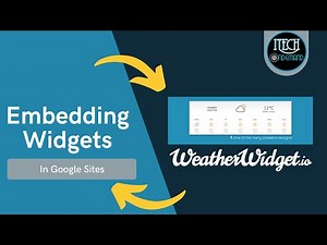 🌦️📅 How to Embed WeatherWidget.io & Google Calendar in Google Sites | Easy Tutorial! 🚀