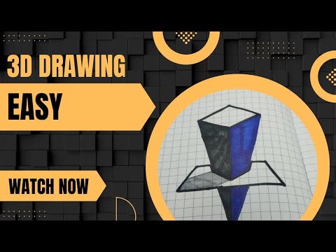 Easy 3D Stair Drawing ✏️ | Step by Step 3D Drawing for Beginners