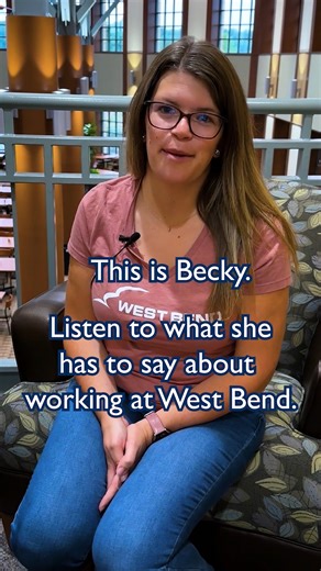 14 reactions | Not sure about a career in insurance? There are many career paths available within an insurance company — meet Becky from our Events team and hear why she loves being a part of West Bend. Visit our careers page to find your place at West Bend: https://www.thesilverlining.com/careers #wbsilverlining | West Bend Insurance Company | Facebook