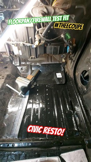 Honda civic patch panel almost complete! #THEECOUPE #Honda #civic #si #ej8 #resto #diy