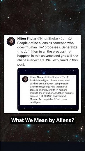 What we mean by Aliens?